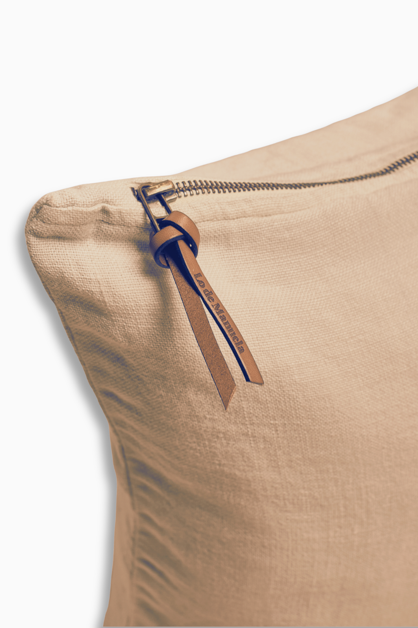 Funda De Cojín · Puro Lino Lavado · Camel