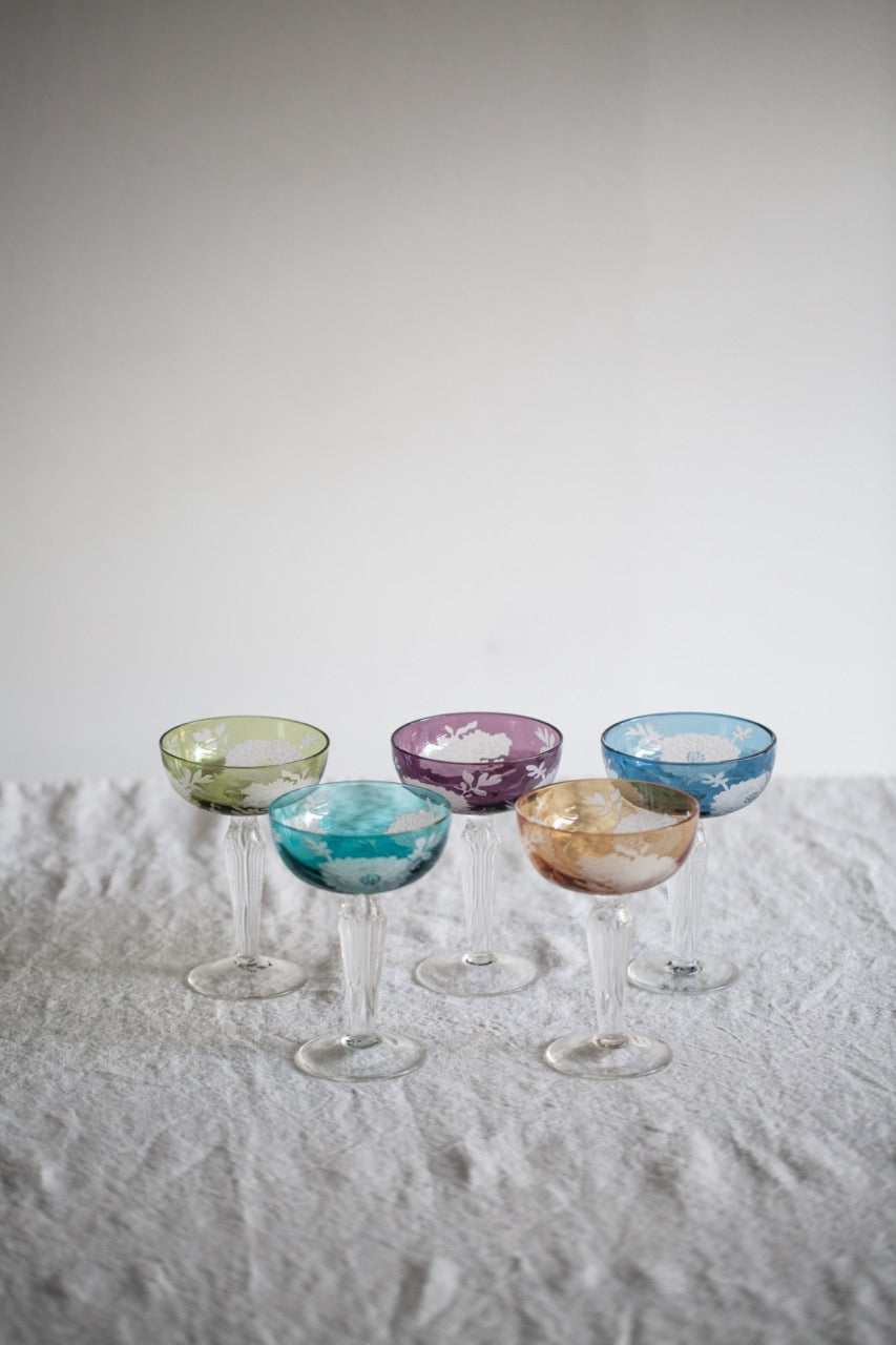 Copas de champagne · Cristal · Pauline · Set de 6