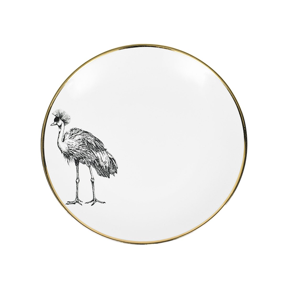 Plato Grande · Porcelana De Limoges · Diseño Grulla - Lo de Manuela