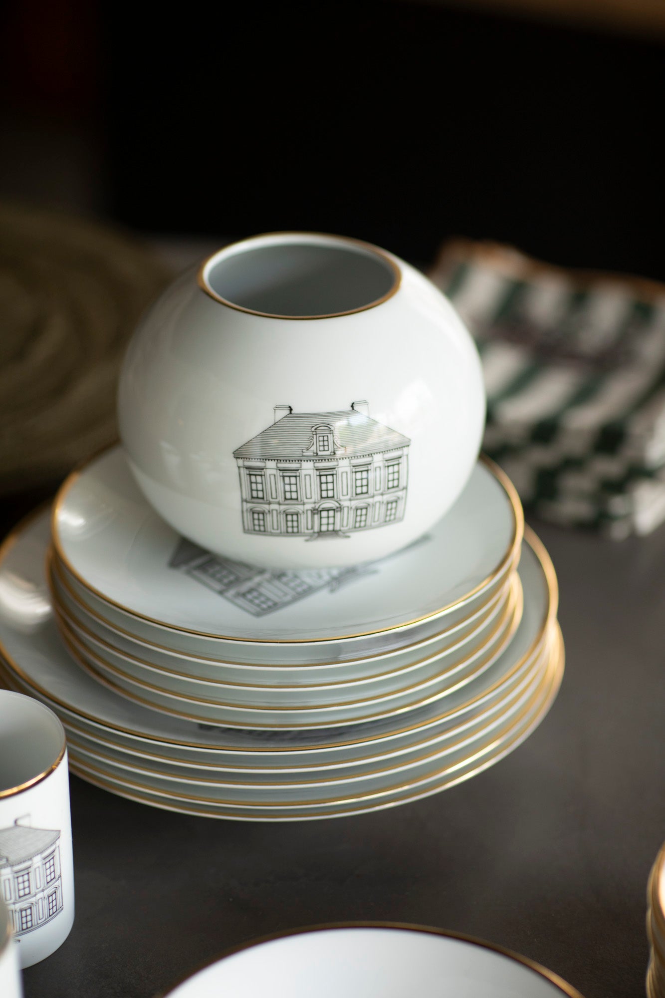 Jarrón · Porcelana de Limoges · Diseño La casa de Lo de Manuela