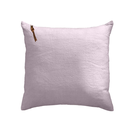 Funda De Cojín · Puro Lino Lavado · Lavanda Ceniza