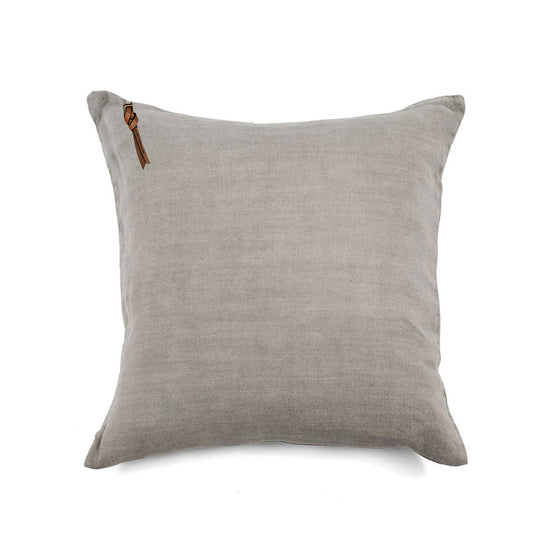 Funda De Cojín · Puro Lino Lavado · Piedra