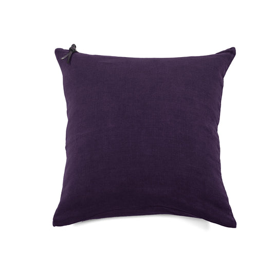 Funda De Cojín · Puro Lino Lavado  · Violeta