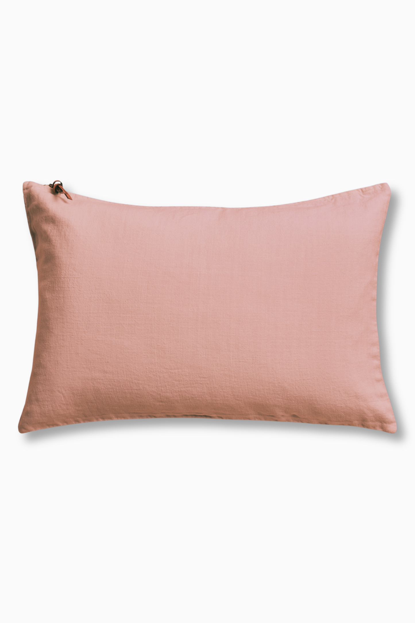 Funda De Cojín · Puro lino lavado · Rosa Tierra