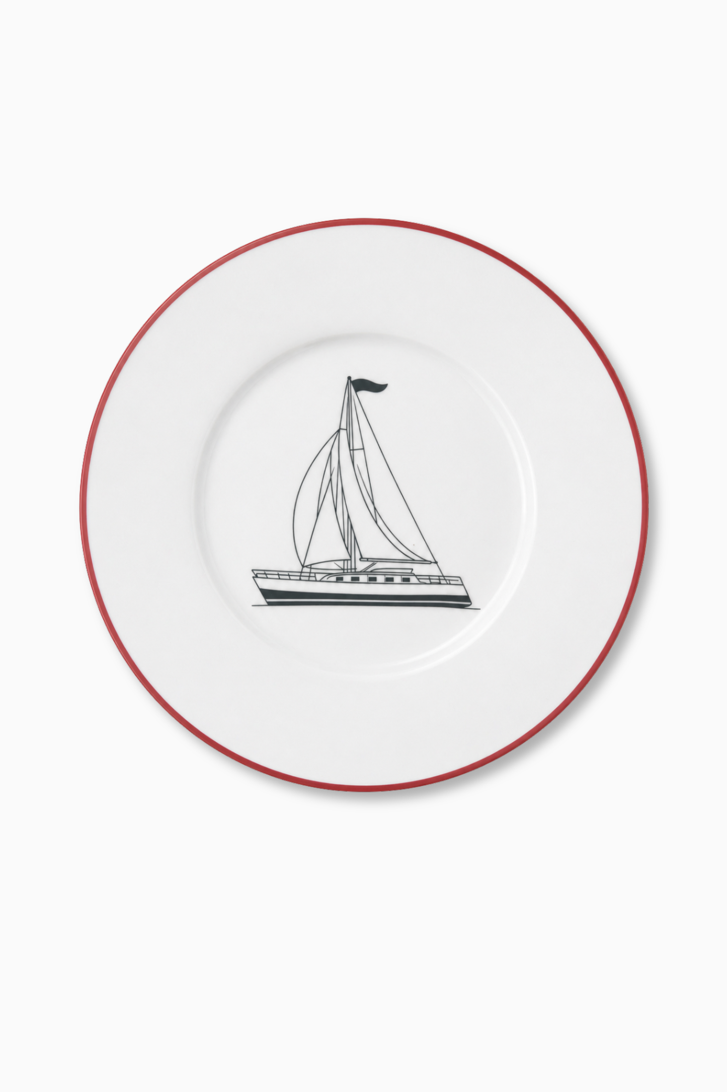 Vajilla · Porcelana de Limoges ·  Barco
