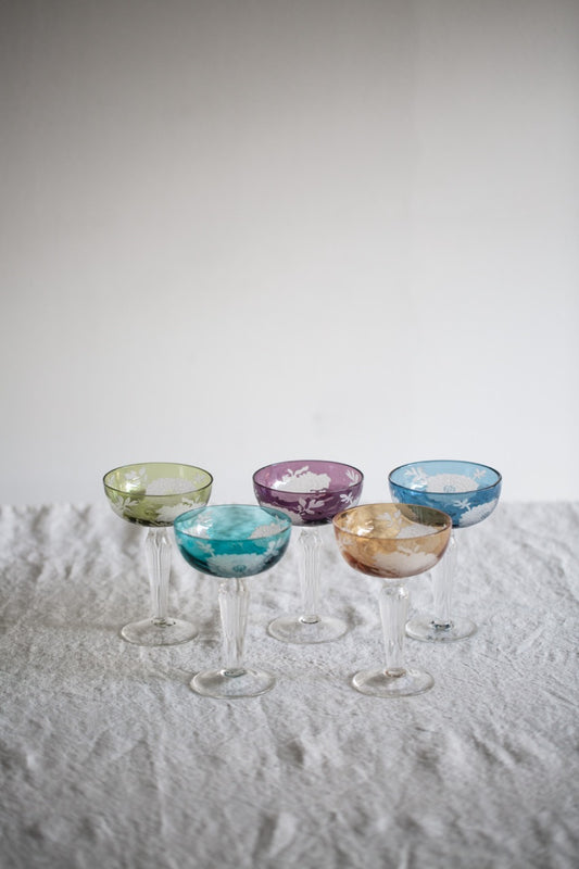 Copas de champagne · Cristal · Pauline · Set de 6