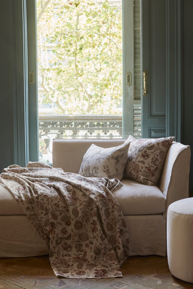 Plaid Estampado · Puro Lino Lavado · Paisley