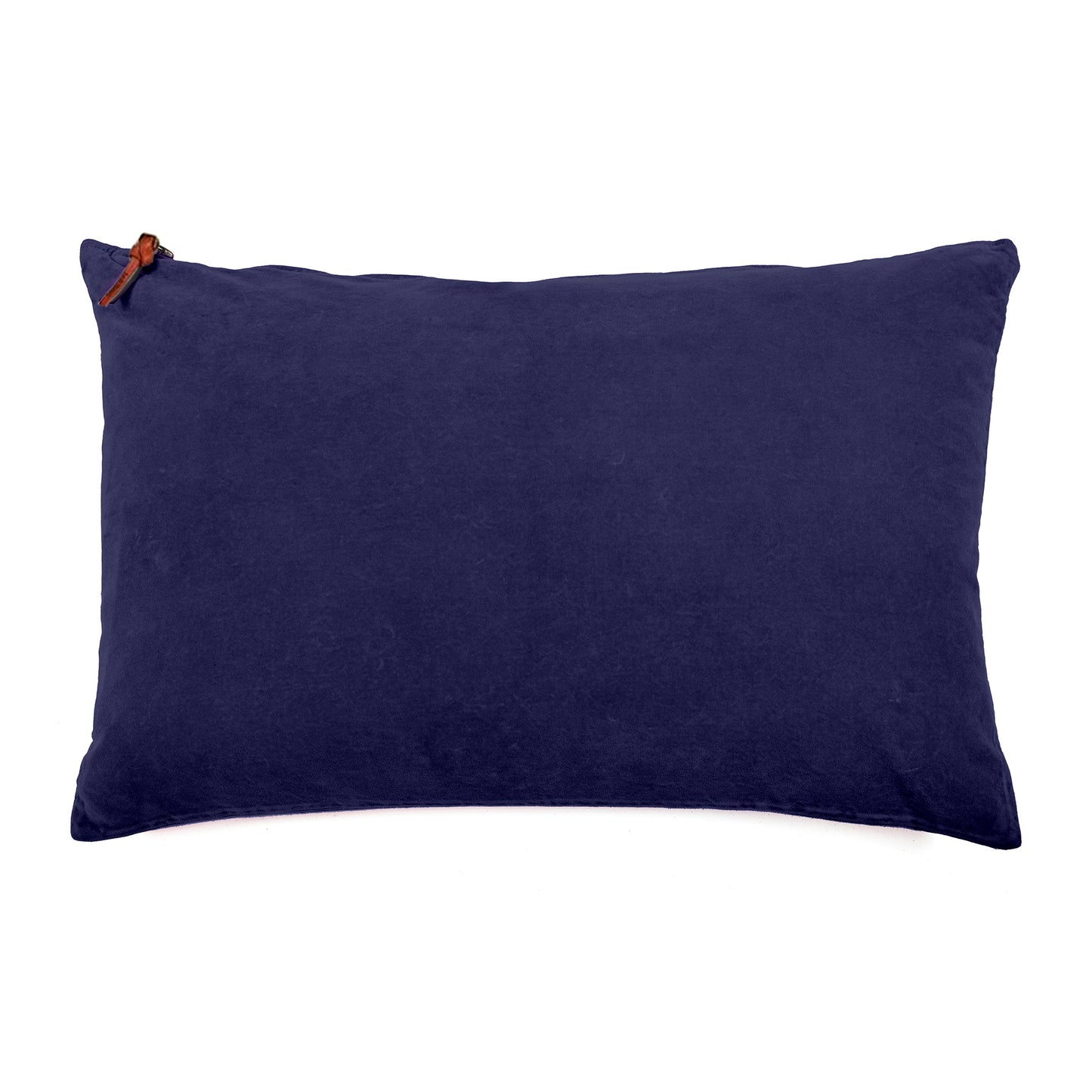 Funda De Cojín · Terciopelo Lavado · Azul