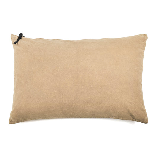 Funda De Cojín · Terciopelo Lavado · Arena