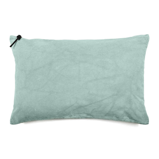 Funda De Cojín 60X40 · Terciopelo Lavado · Color Verde Agua - Lo de Manuela