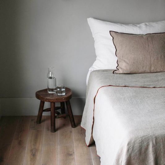 Plaid · Puro Lino Lavado · Begur Natural